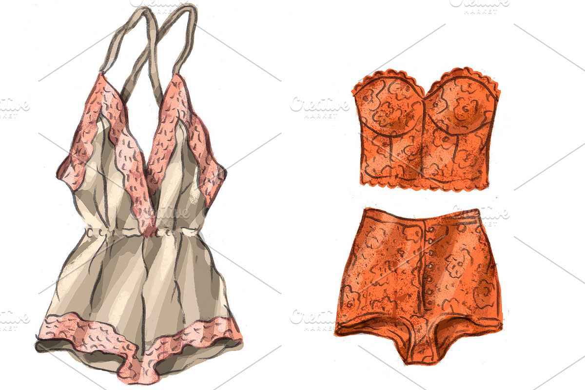 Vintage lingerie (part 5), a Graphic by Melniklenart (Photo 2 of 2)