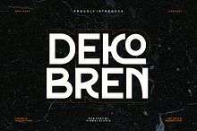 Deco Bren - Modern Font
