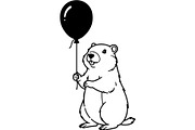 Cute Bear Silhouette Vector Bundle, a Person Illustration by Designer_Momina (Thumbnail 26 of 31)