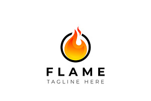 Fire Flame Logo Design, a Branding & Logo Template by AlvinStd