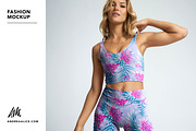 Fashion Mockup Women's Activewear 01, an Apparel Mockup by Andrea Muller (Thumbnail 6 of 7)