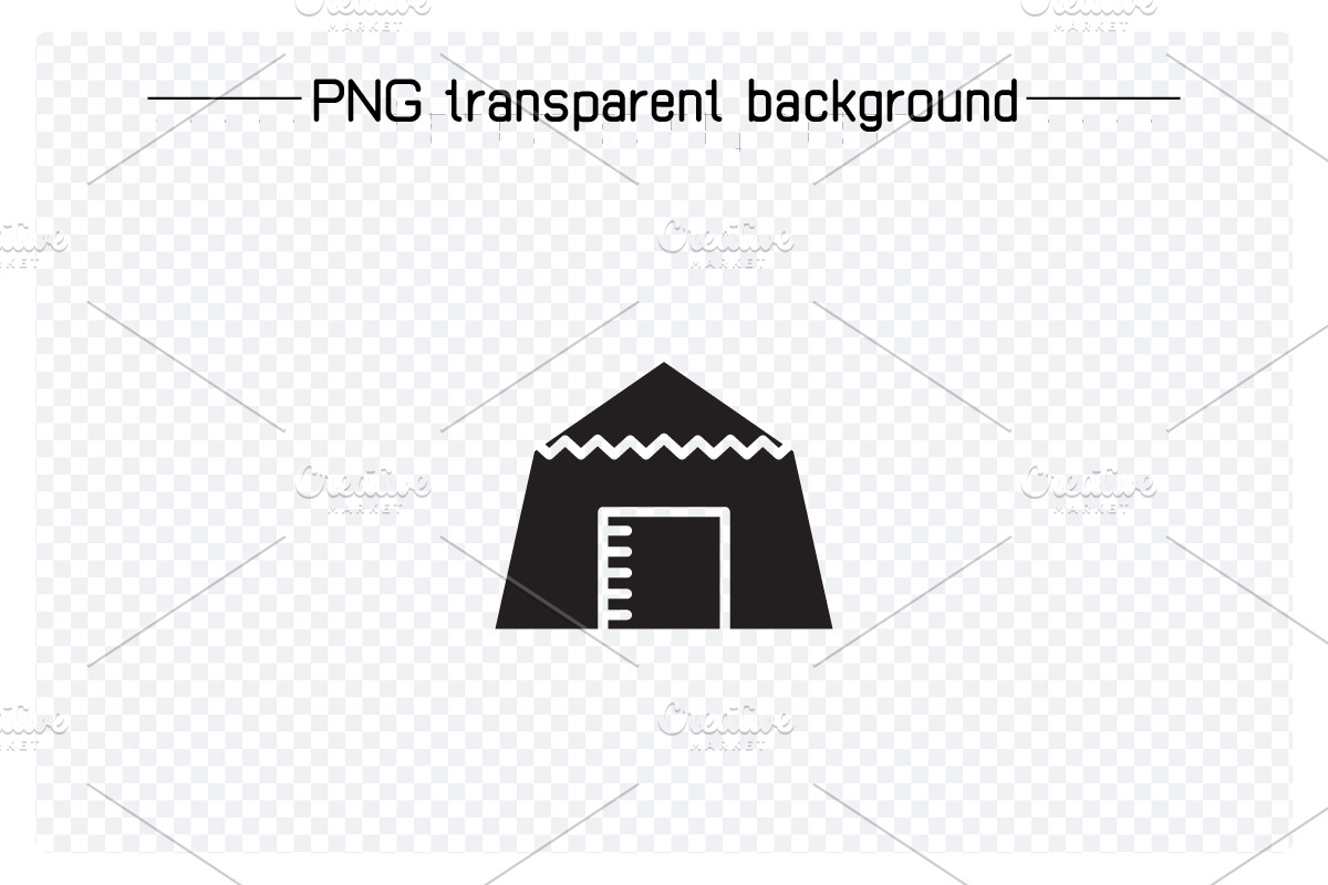 Camping Tent Teepee Tent Icons Set, a Solid Icon by Designfour (Photo 2 of 7)