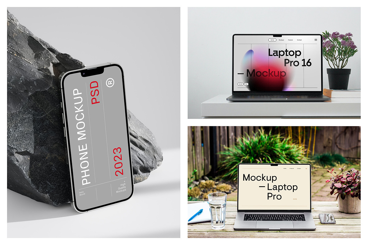 Electronic Device Mockups vol.02