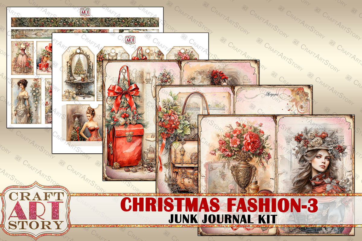 Christmas Fashion-3, a Person Illustration by CraftArtStory (Photo 6 of 7)