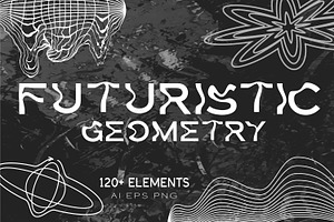 Retro Futuristic Geometry Shapes