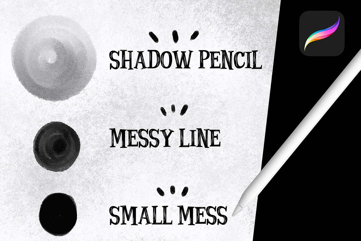 Sketch brushes for PROCREATE, a Brush Add-On by Eliza Moreno Illustration (Photo 2 of 2)