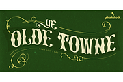 Ye Olde Towne, a Serif Font by Sharkshock (Thumbnail 1 of 5)