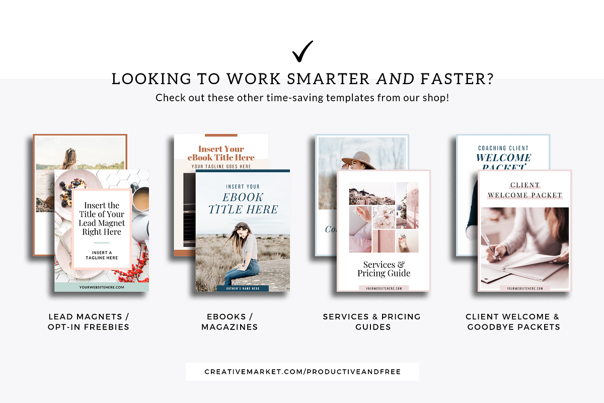 Media Kit Template Canva, a Stationery Template by ProductiveandFree (Photo 7 of 7)