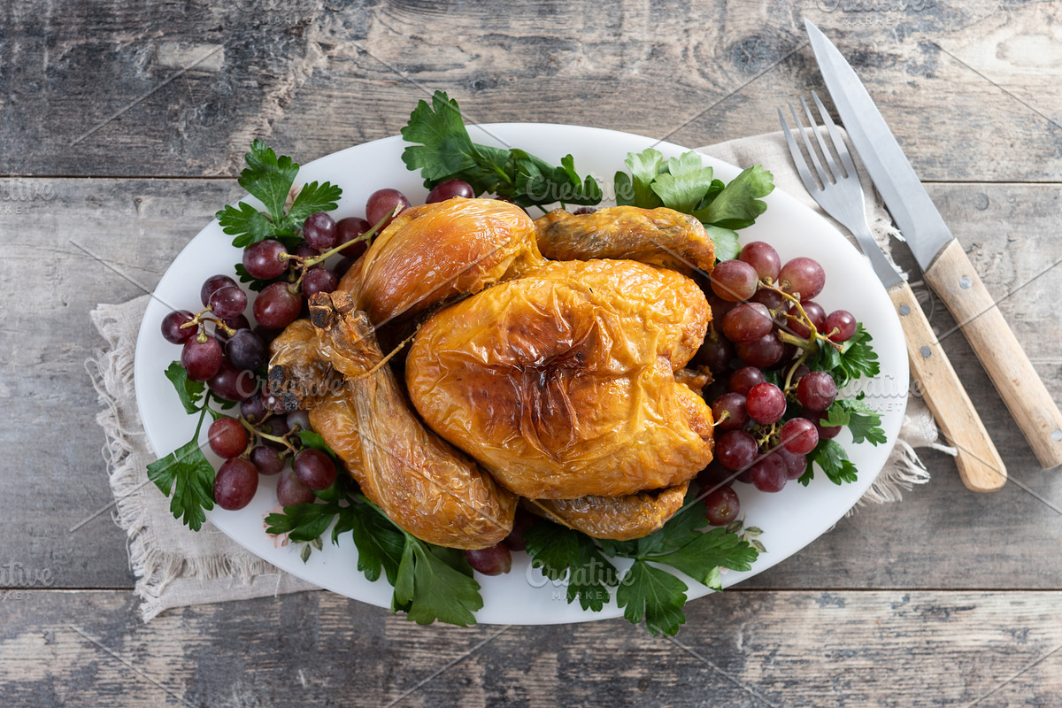 Thanksgiving dinner on rustic wooden, a Food & Drink Photo by etorres69 (Photo 1 of 2)