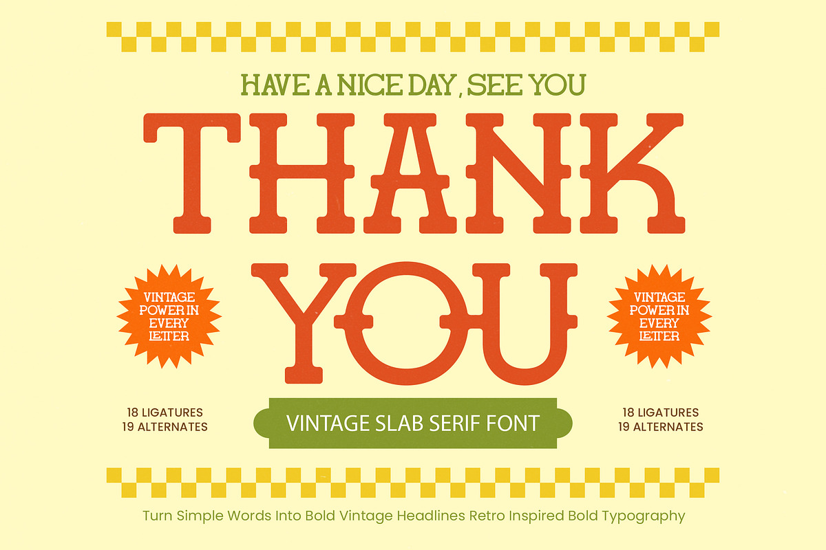 Gatius Rodeo Vintage Slab Serif, a Slab Serif Font by timelesstype.co (Photo 20 of 20)