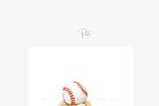 65 Baseball Clipart Bundle, a Sport Illustration by Pati Charm Studio (Thumbnail 6 of 8)