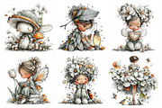 Whimsical Spring Fairy Clipart, an Illustration by Daily.Designs (Thumbnail 5 of 7)