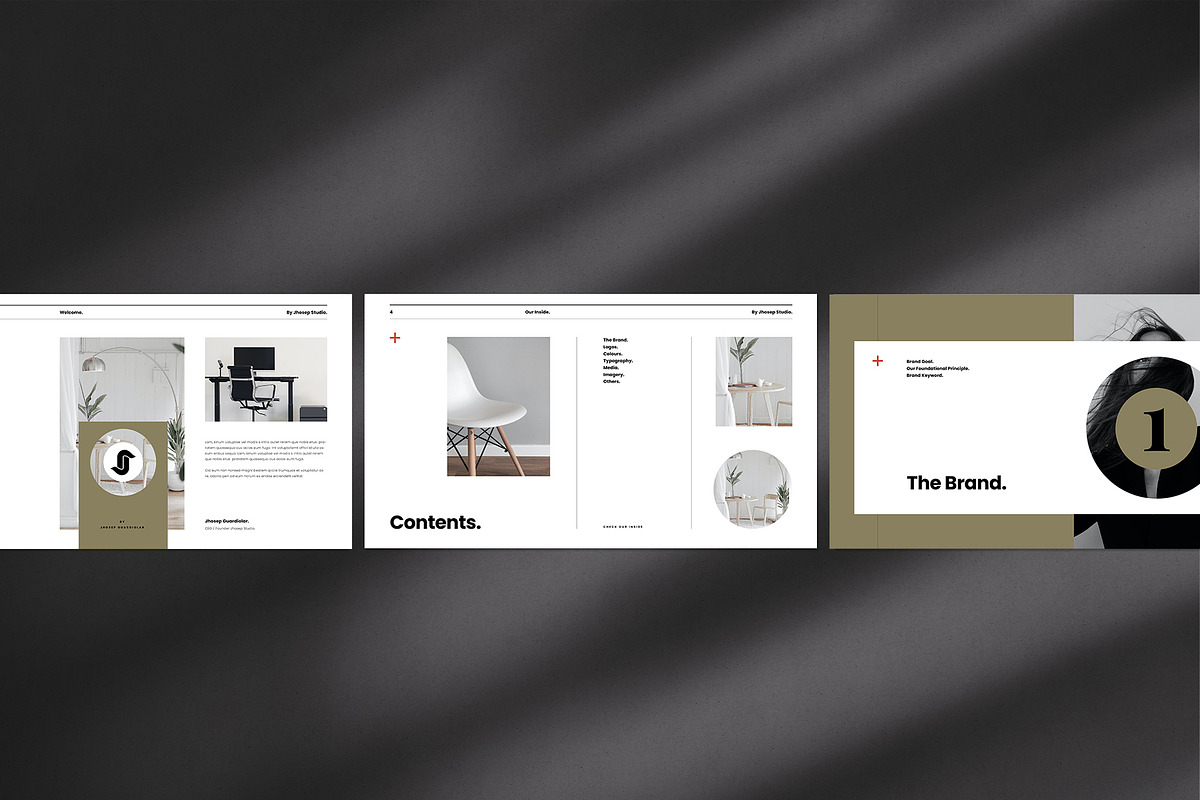 Brand Guidelines Template, a Presentation Template by Occy Design (Photo 3 of 11)