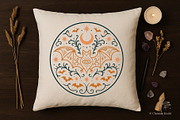 Mystic Samhain & Halloween Ornaments, a Seasonal Illustration by Christine Krahl (Thumbnail 6 of 8)