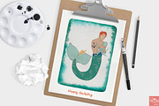 Watercolor Friendly Frames Bundle, an Object Graphic by LittleAcornGraphics (Thumbnail 7 of 10)