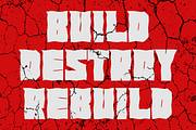 Brutalist Block Rough Display Font, a Font by PutraCetol Studio (Thumbnail 2 of 5)
