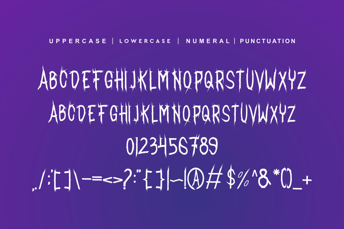 Darknight Tomorrow, a Blackletter Font by QR Design Studio (Photo 4 of 6)