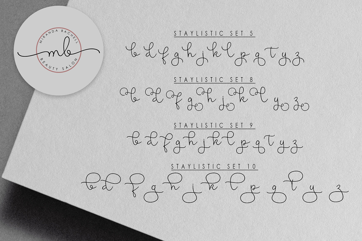 Malgosha Script, a Script Font by moriztype (Photo 18 of 21)