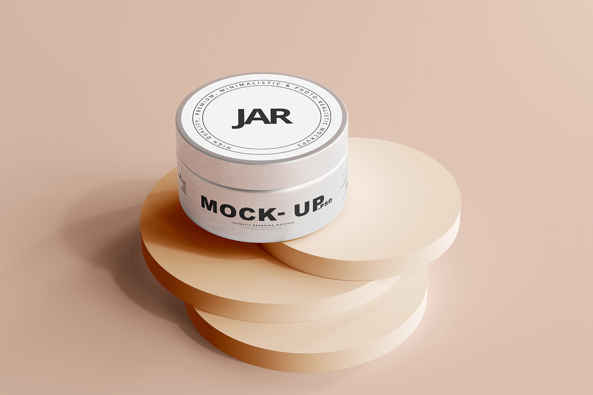 Aluminum Cosmetic Mockup Bundle, a Cups & Container Mockup by pmvch (Photo 194 of 206)