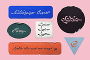 ED Balsamine script font, a Script Font by Emyself Design (Thumbnail 5 of 12)
