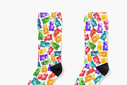 Watercolor Gummy Bear Clipart, a Food Illustration by Old Grove Designs (Thumbnail 6 of 6)
