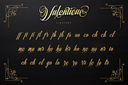 Valentique - Romantic calligraphy, a Script Font by Letterara (Thumbnail 14 of 15)
