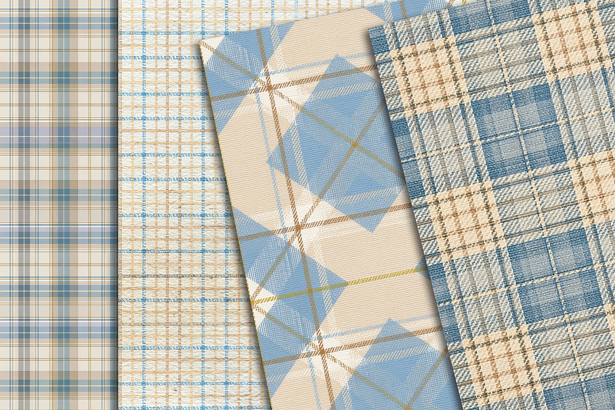 Pastel Plaid Scrapbook Paper Pack, a Pattern Graphic by Area (Photo 29 of 31)