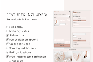 Shopify Theme - Blush Minimal