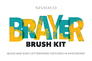 Brayer Brush Kit, a Brush Add-On by Sivioco (Thumbnail 1 of 12)