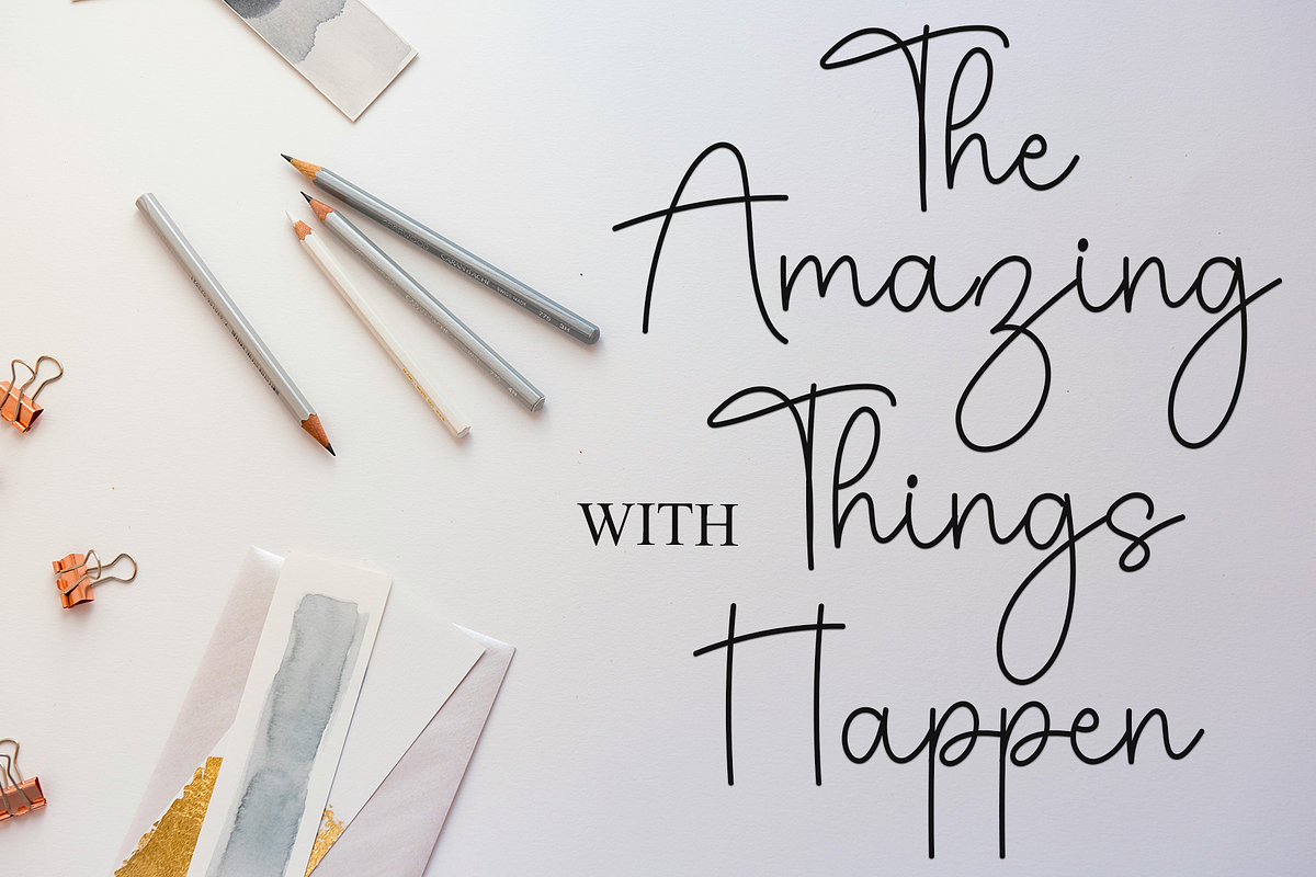 Beach Smilling, a Handwritten Font by InermediaSTUDIO (Photo 8 of 8)
