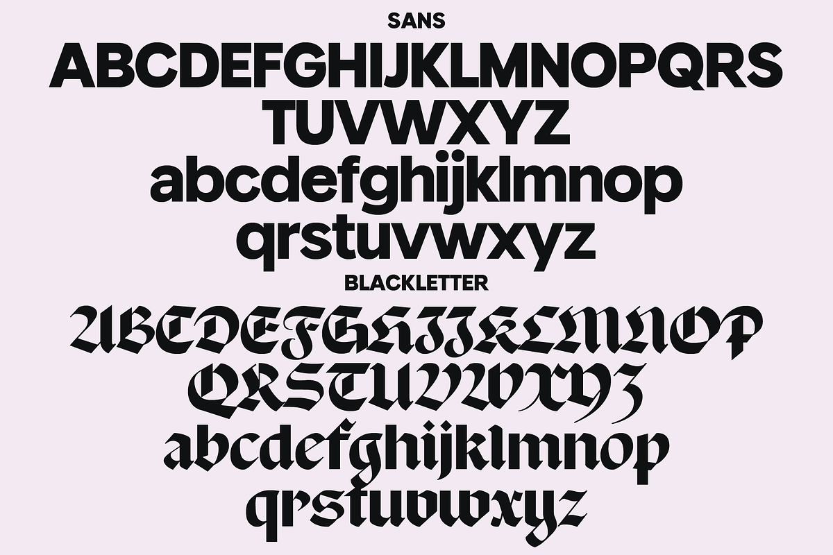 Contrue Fonte | Font Duo, a Blackletter Font by Jolicia Type (Photo 12 of 13)