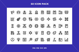 Startups icons, an Outline Icon by Wencory