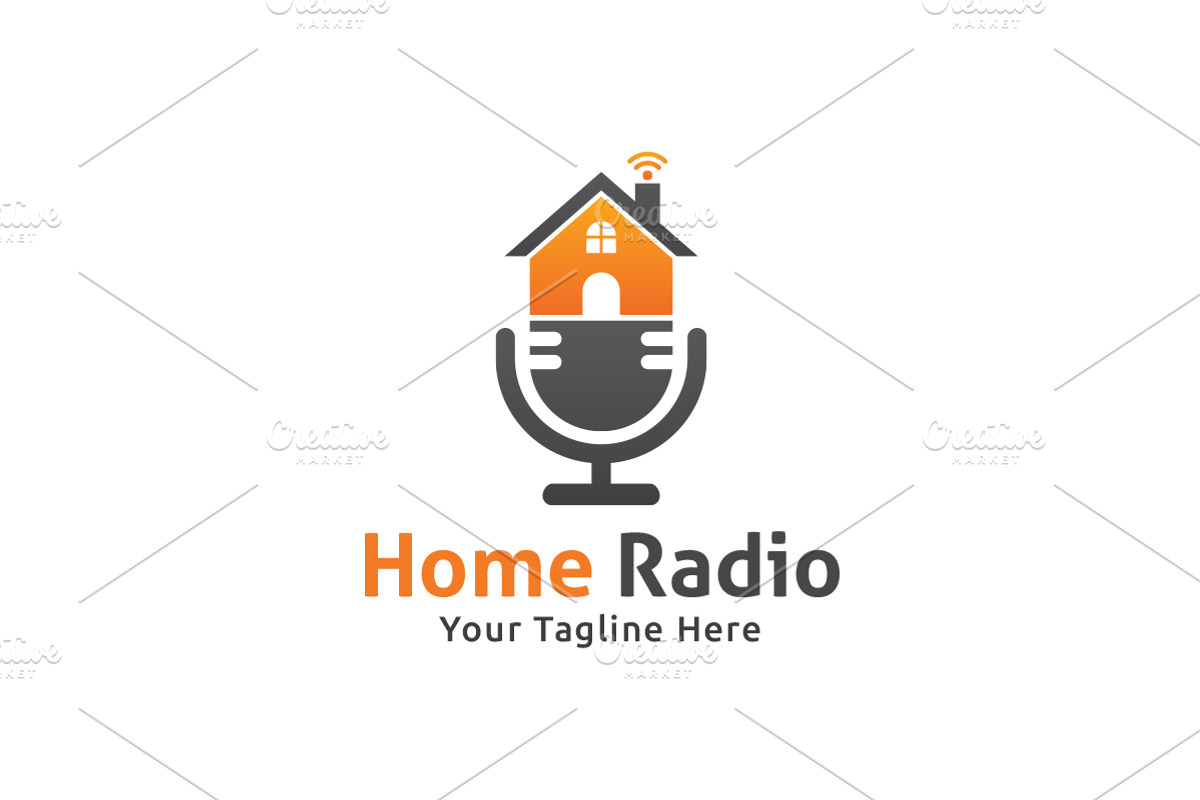Home Radio Logo, a Branding & Logo Template by Martin-Jamez (Photo 1 of 3)