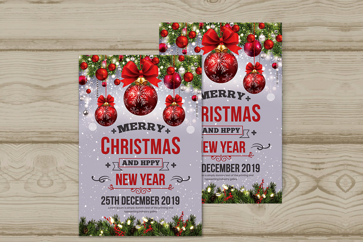 50-Christmas Flyers Bundle, a Flyer Template by AfzaalGraphics (Photo 37 of 49)