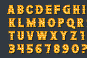Retro circus alphabet design, an Object Graphic by RevelStockart (Thumbnail 2 of 6)