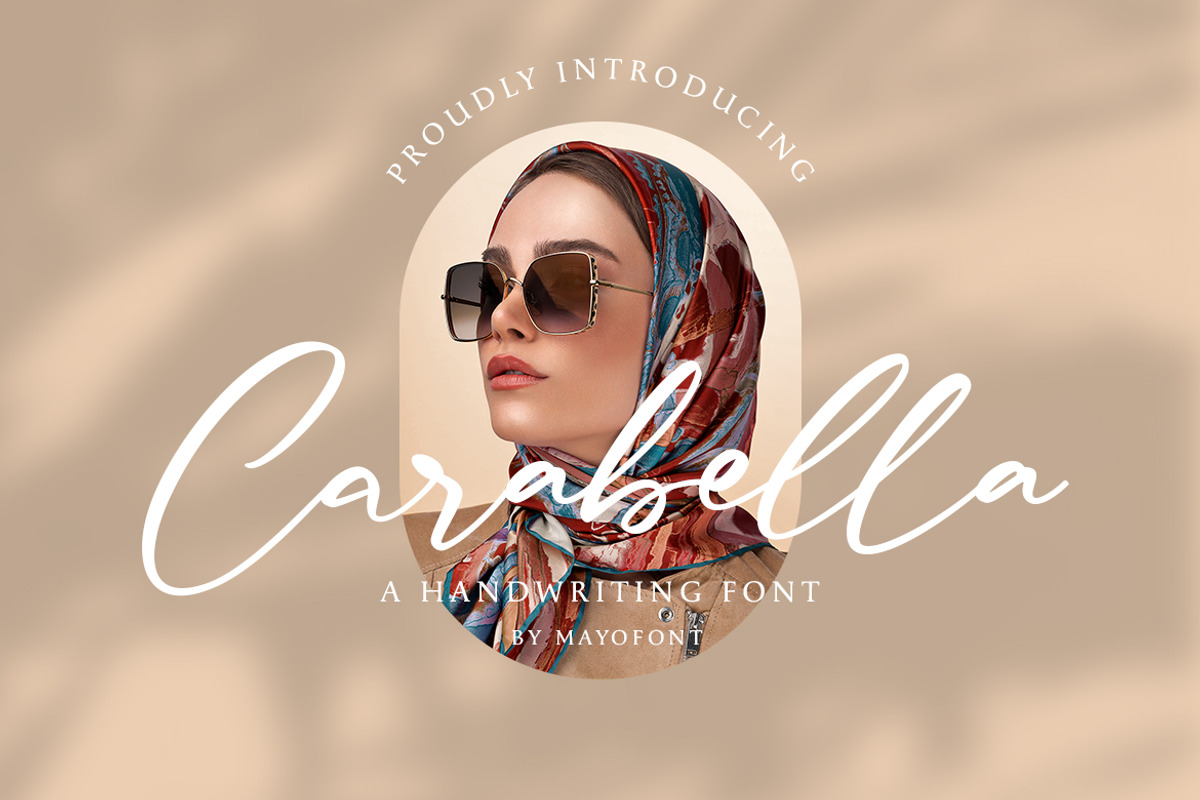 Carabella - Handwritten Font, a Handwritten Font by Mayofont (Photo 1 of 7)