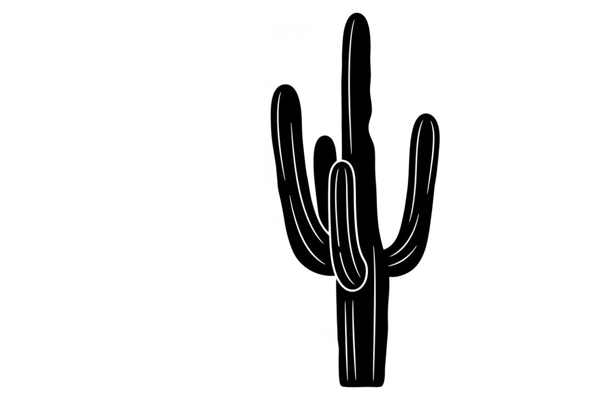 collection of desert cactus silhouet, an Illustration by Amazin_art (Photo 18 of 33)