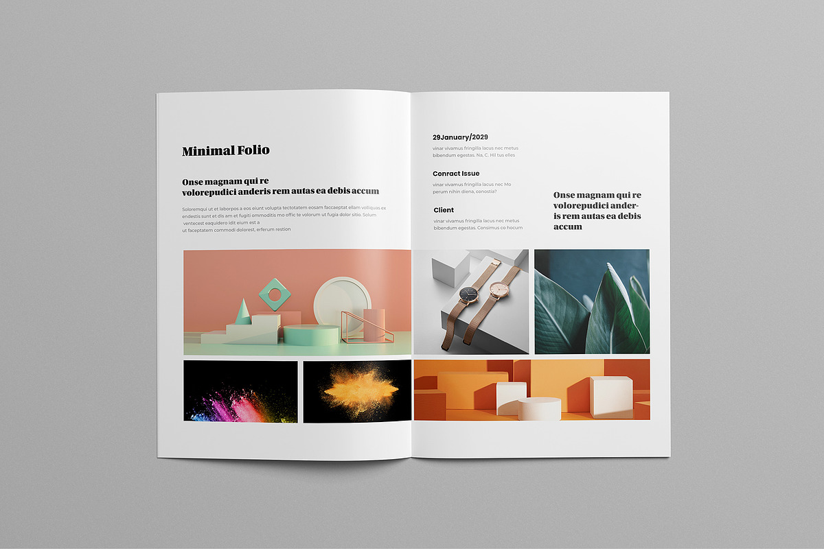 Portfolio Template | Canva & Word, a Brochure Template by HiveArts (Photo 7 of 9)