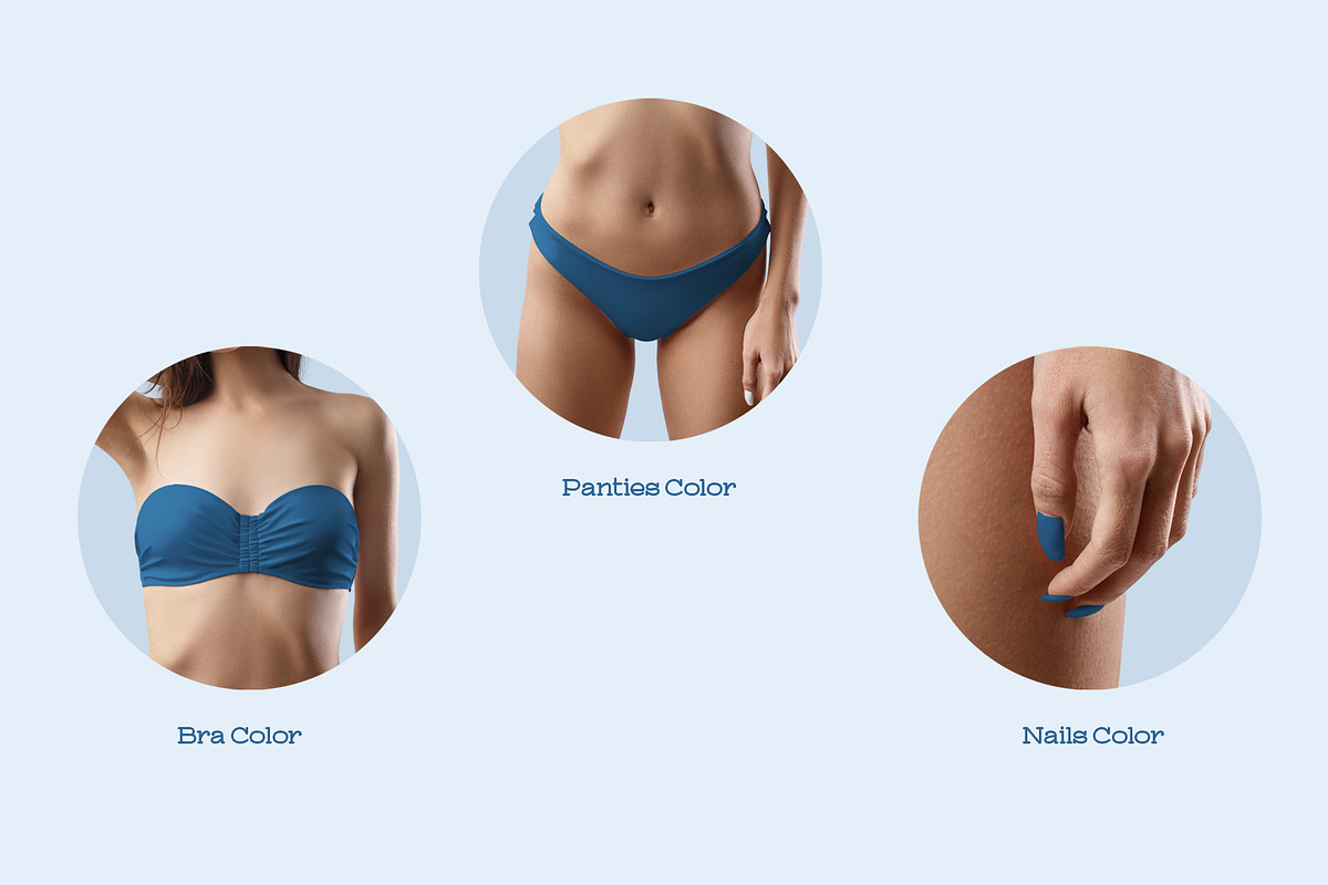 7 Mockups Bikini Swimsuit, an Apparel Mockup by Grow Design Craft Studio (Photo 3 of 7)