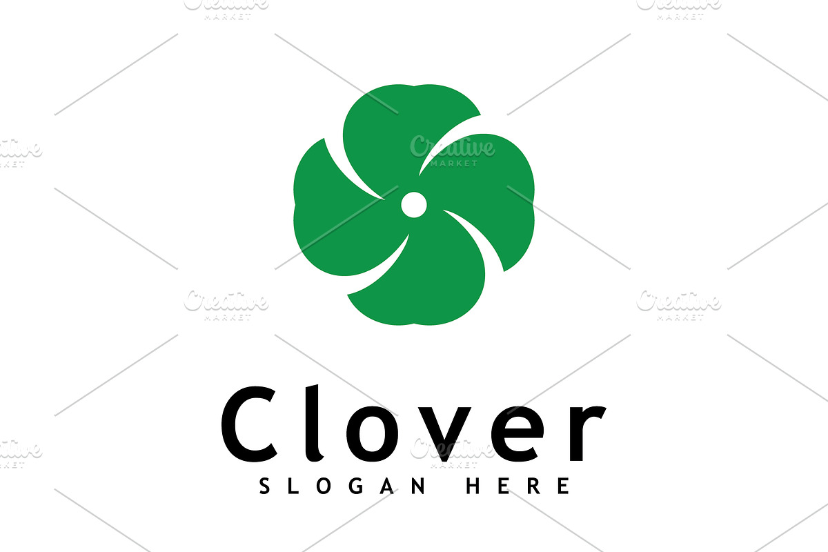 Clover Leaf Logo Template Design, a Templates & Theme by T.Vooka