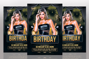 Birthday Flyers Template