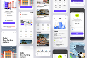 Filllo Crowdfunding App UI Kit