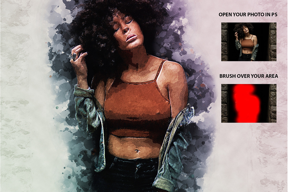 830 Creative Photoshop Action BUNDLE, an Action Add-On by Design Forest (Photo 45 of 133)
