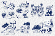 Mediterranean aesthetics, a Decorative Illustration by Chikovnaya (Thumbnail 13 of 17)