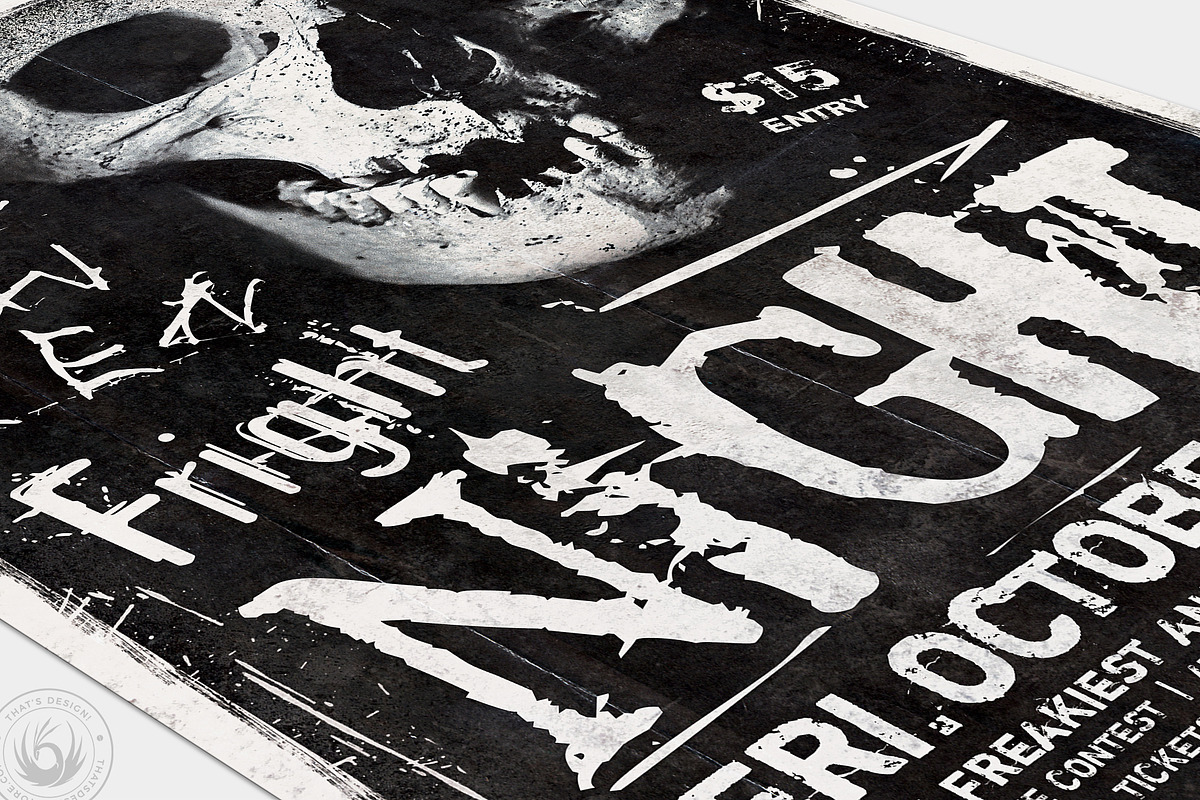 Halloween Flyer Template V12, a Flyer Template by ThatsDesignArt (Photo 3 of 7)