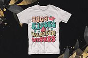 Hugs Kisses & Valentine Wishes, an Illustration by T-shirt Pond (Thumbnail 2 of 3)