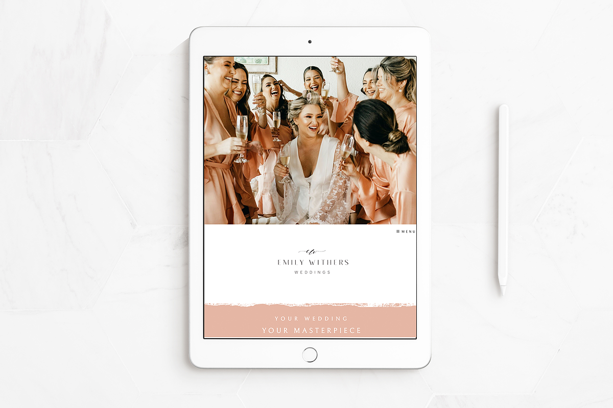 Showit Template for Wedding Planners, a Templates & Theme by Taaenoelle + Co (Photo 2 of 2)
