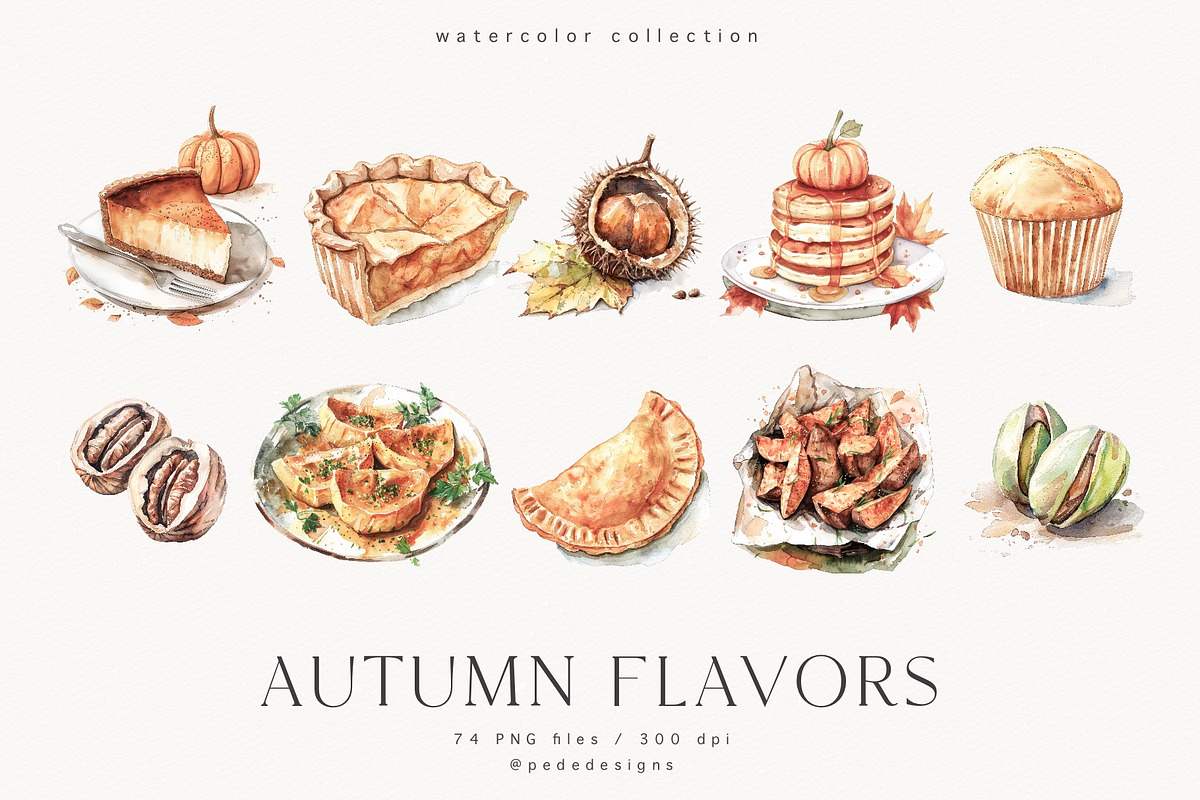 Autumn Flavors, a Food Illustration by PeDe Designs (Photo 6 of 8)