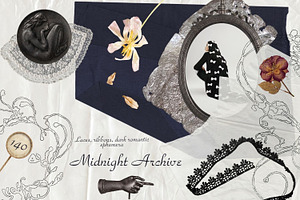 Midnight Archive / Dark Romantic, an Object Graphic by Natali Batu