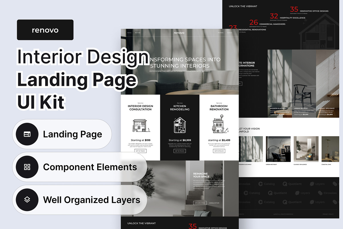 Interior Design UI Kit